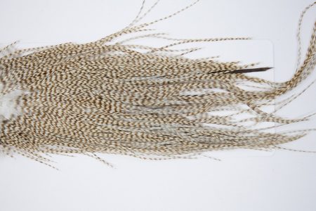 10169 Beaverkill Dry Fly Hackle Rooster Saddle Dun Grizzly Ties Size 12-14