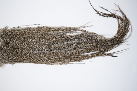 10173 Beaverkill Dry Fly Hackle Rooster Saddle Dun Grizzly Ties Size 12-14