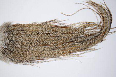10175 Beaverkill Dry Fly Hackle Rooster Saddle Dun Grizzly Ties Size 14-16