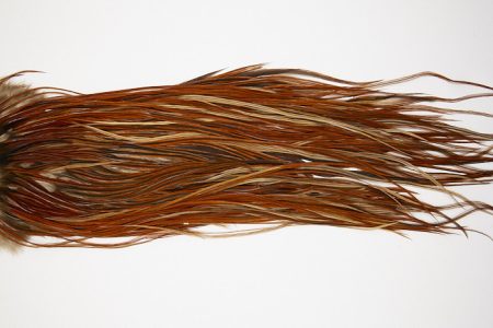 10178 Beaverkill Dry Fly Hackle Rooster Saddle Rusty Dun Ties Size 10-12