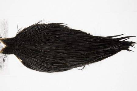 4970 Beaverkill Dry Fly Hackle Rooster Cape Black Ties Size 10-22