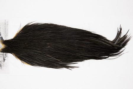 4972 Beaverkill Dry Fly Hackle Rooster Cape Black Ties Size 10-22