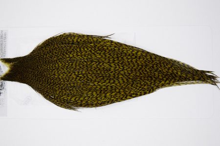 4988 Beaverkill Dry Fly Hackle Rooster Cape Grizzly Olive Ties Size 10-20