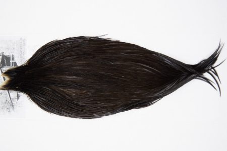 4994 Beaverkill Dry Fly Hackle Rooster Cape Dark Brown Dun Ties Size 10-18