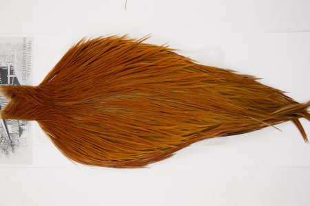 10141 Beaverkill Dry Fly Hackle Rooster Cape Rusty Dun Ties Size 10-24