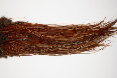 10154 Beaverkill Dry Fly Hackle Rooster Saddle Brown Ties Size 18-20