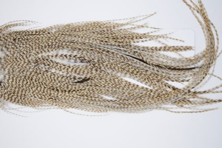 10174 Beaverkill Dry Fly Hackle Rooster Saddle Dun Grizzly Ties Size 12-14