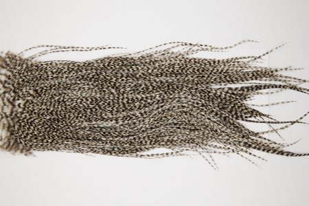 10185 Beaverkill Dry Fly Hackle Rooster Saddle Grizzly Ties Size 12-16
