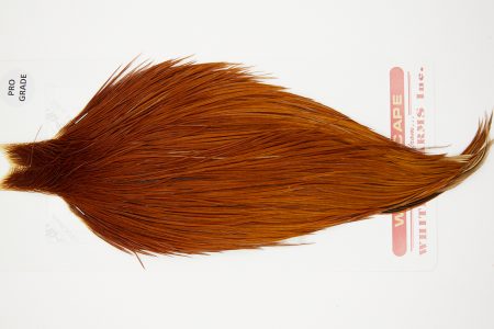 10194 Whiting Dry Fly Hackle Pro Grade Rooster Cape Brown Ties Size 8-22