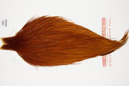 10194 Whiting Dry Fly Hackle Pro Grade Rooster Cape Brown Ties Size 8-22