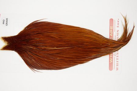 10195 Whiting Dry Fly Hackle Pro Grade Rooster Cape Brown Ties Size 8-20