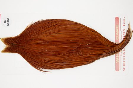 10196 Whiting Dry Fly Hackle Pro Grade Rooster Cape Brown Ties Size 10-20