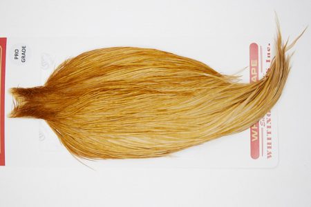10204 Whiting Dry Fly Hackle Pro Grade Rooster Cape Medium Ginger Ties Size 10-22