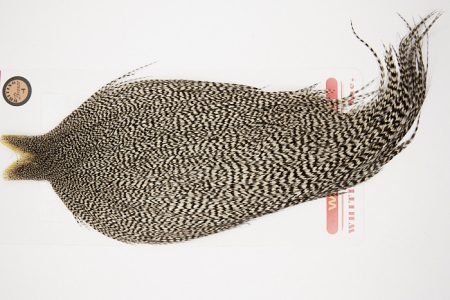 10232 Whiting Dry Fly Hackle Bronze Grade Rooster Cape Grizzly Ties Size 8-20