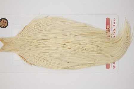 10237 Whiting Dry Fly Hackle Bronze Grade Rooster Cape White Ties Size 8-22