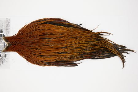 10259 Beaverkill Dry Fly Hackle Rooster Cape Furnace Ties Size 10-18