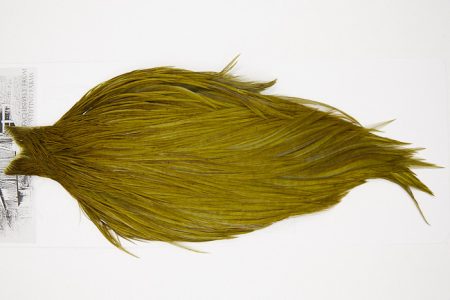 10268 Beaverkill Dry Fly Hackle Rooster Cape Olive Ties Size 6-20