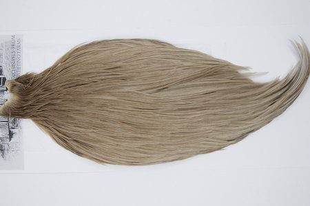 10274 Beaverkill Dry Fly Hackle Rooster Cape Medium Grey Dun Ties Size 4-18