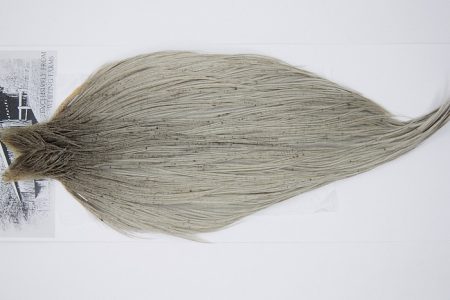 10276 Beaverkill Dry Fly Hackle Rooster Cape Light Grey Dun Ties Size 10-20
