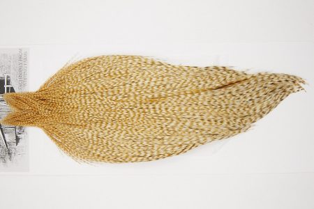 10281 Beaverkill Dry Fly Hackle Rooster Cape Barred Ginger Ties Size 10-20