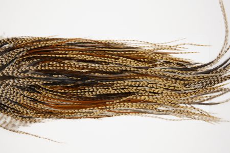 10284 Beaverkill Dry Fly Hackle Rooster Saddle Dun Cree Ties Size 14-16