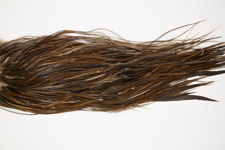 10285 Beaverkill Dry Fly Hackle Rooster Saddle Rusty Dun Ties Size 12-16