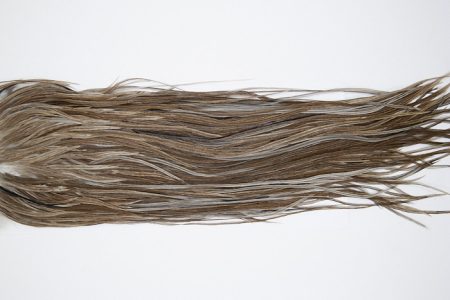 10289 Beaverkill Dry Fly Hackle Rooster Saddle Dark Grey Dun Ties Size 10-12