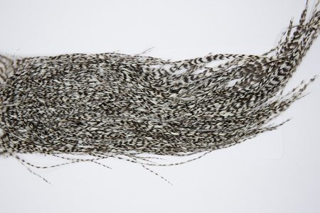 10291 Beaverkill Dry Fly Hackle Rooster Saddle Grizzly Ties Size 12-14