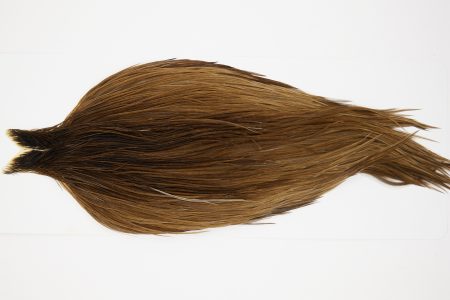 10312 JimsFlyCo Dry Fly Hackle Grade 2 Rooster Cape Brown Dun Ties Size 12-20