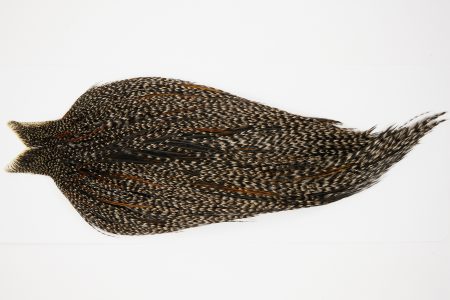 10317 JimsFlyCo Dry Fly Hackle Grade 2 Rooster Cape Grizzly Variant Ties Size 10-20