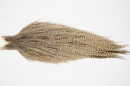 10329 JimsFlyCo Dry Fly Hackle Grade 2 Rooster Cape Grizzly Dun Variant Ties Size 10-24