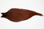 10351 JimsFlyCo Dry Fly Hackle Grade 2 Rooster Cape Brown Ties Size 8-20