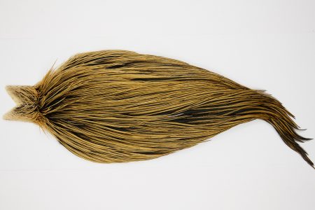 10373 JimsFlyCo Dry Fly Hackle Grade 2 Rooster Saddle Badger Ties Size 10-18
