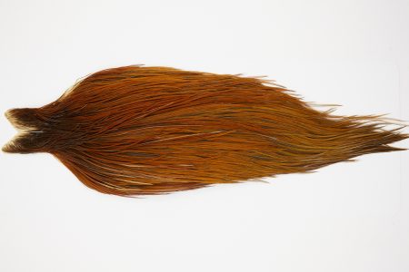 10377 JimsFlyCo Dry Fly Hackle Grade 2 Rooster Cape Rusty Dun Ties Size 10-20