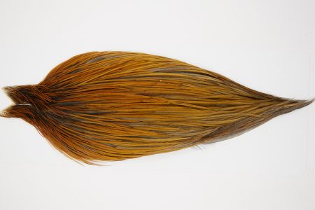 10378 JimsFlyCo Dry Fly Hackle Grade 2 Rooster Cape Rusty Dun Ties Size 12-22