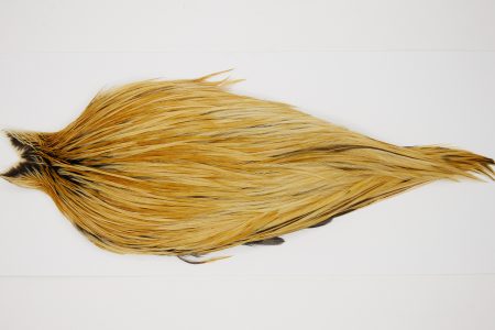 10380 JimsFlyCo Dry Fly Hackle Grade 2 Rooster Cape Ginger Ties Size 8-20