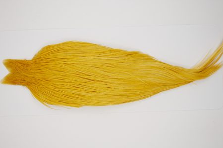 10384 JimsFlyCo Dry Fly Hackle Grade 2 Rooster Cape Golden Straw Ties Size 8-20