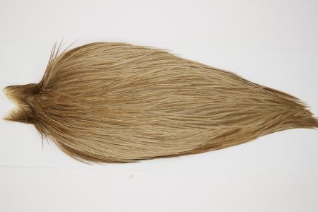 10410 JimsFlyCo Dry Fly Hackle Grade 1 Rooster Cape Medium Dun Ties Size 8-18