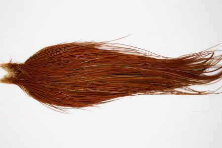 10435 JimsFlyCo Dry Fly Hackle Grade 1 Rooster Cape Brown Ties Size 10-24