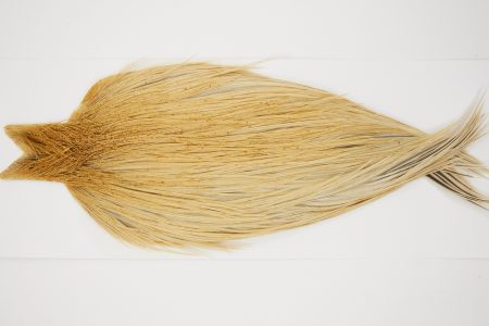 10437 JimsFlyCo Dry Fly Hackle Grade 1 Rooster Cape Ginger Dun Ties Size 10-22