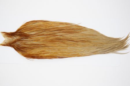 10460 JimsFlyCo Dry Fly Hackle Grade 1 Rooster Cape Honey Dun Ties Size 12-22