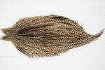 10463 JimsFlyCo Dry Fly Hackle Grade 1 Rooster Cape Grizzly Dun Variant Ties Size 10-24