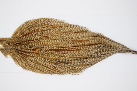 10469 JimsFlyCo Dry Fly Hackle Grade 1 Rooster Cape Dun Cree Ties Size 10-22