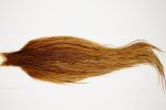 10494 JimsFlyCo Dry Fly Hackle Rhodium Rooster Cape Barred Ginger Ties Size 10-26