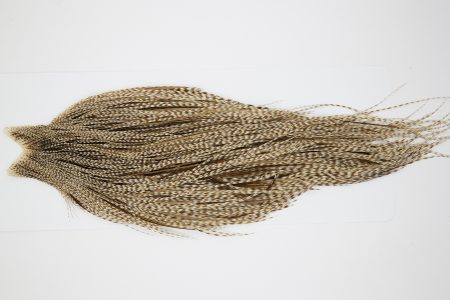 10507 JimsFlyCo Dry Fly Hackle Rhodium Rooster Cape Grizzly Dun Variant Ties Size 10-22