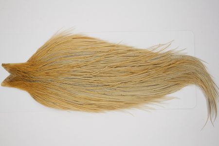 10517 JimsFlyCo Dry Fly Hackle Rhodium Rooster Cape Ginger Dun Ties Size 10-22