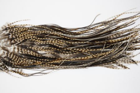 10530 JimsFlyCo Dry Fly Hackle Grade 3 Rooster Saddle Variant Ties Size 14-16