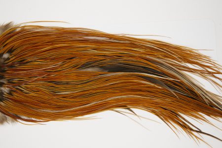 10533 JimsFlyCo Dry Fly Hackle Grade 2 Rooster Saddle Furnace Ties Size 16-18