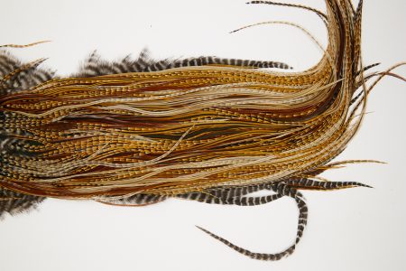 10546 JimsFlyCo Dry Fly Hackle Grade 2 Rooster Saddle Cree Variant Ties Size 12-14