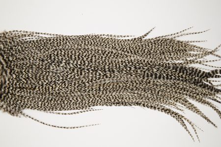 10548 JimsFlyCo Dry Fly Hackle Grade 2 Rooster Saddle Grizzly Ties Size 10